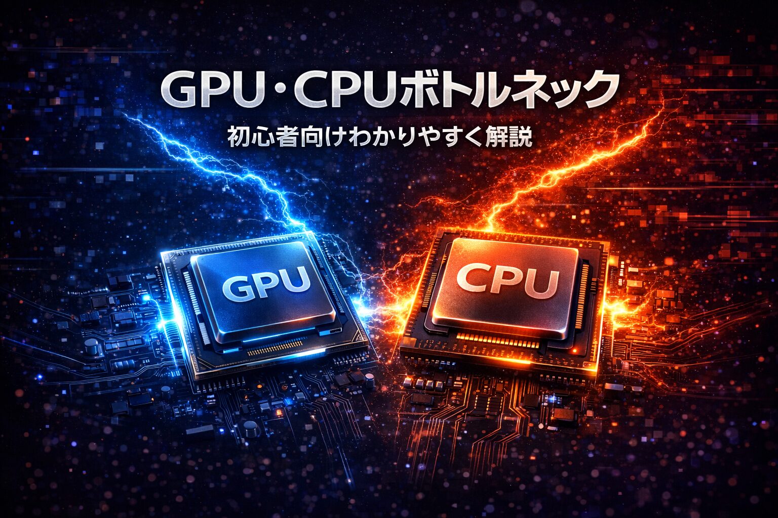GPUとCPUのボトルネックとは？初心者向けにやさしく解説