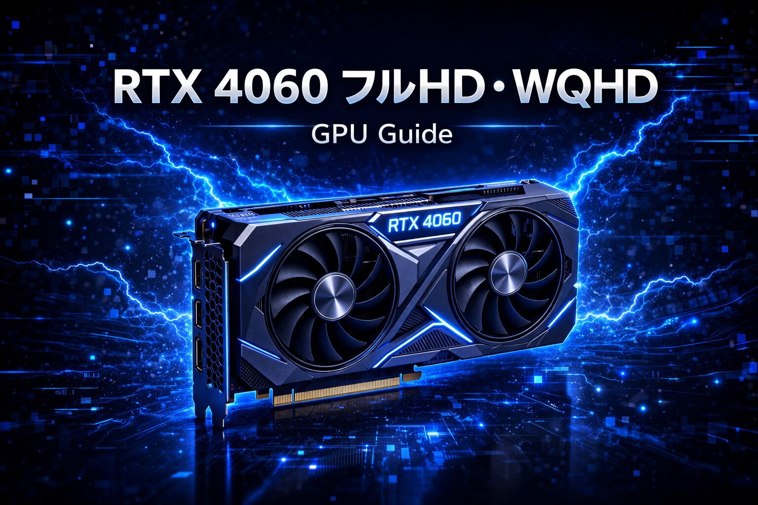 【RTX 4060は足りる？】フルHD・WQHDの限界と最適な使い方
